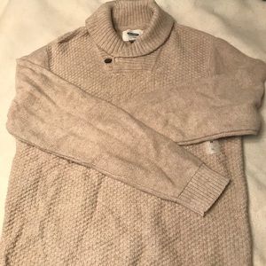 Old Navy men’s cable knit cowl neck sweater
